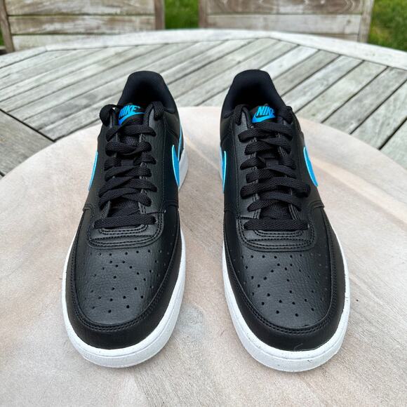 Nike Court Vision Lo NN Mens Size 9 Sneaker Black Laser Blue DH2987-005 New - Picture 11 of 11